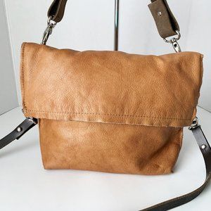 Ellen Truijen Small 4-Ways Bag Camel Brown Leather